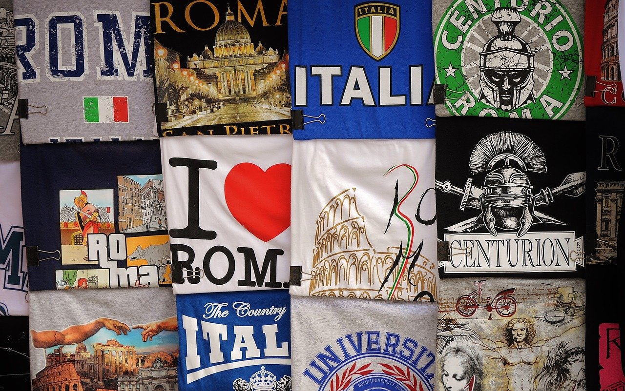 t-shirts, italian, italy