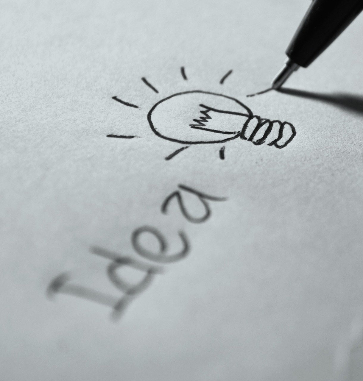 idea, writing, plan
